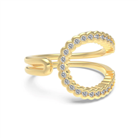 Ring Woman in Silver Cubic Zirconia RQSWG14